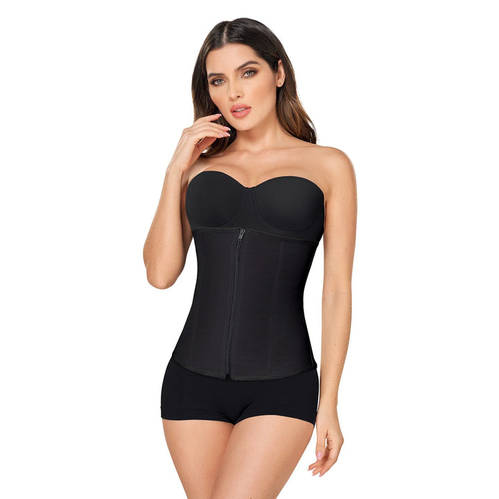 Ann Cherry Women's 1024C Waist Trainer Zipper Powernet Excelencia