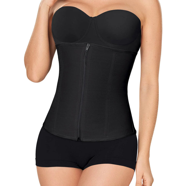 Ann Cherry Women's 1024C Waist Trainer Zipper Powernet Excelencia