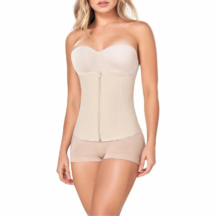 Ann Cherry Women's 1024C Waist Trainer Zipper Powernet Excelencia