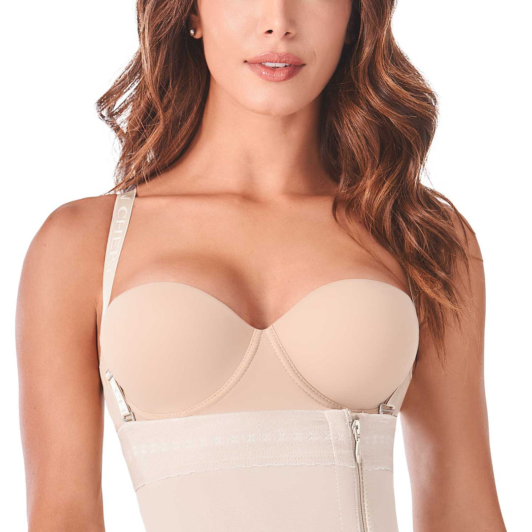 Ann Cherry Women's 1043P  Bodysuit Faja Shapewear Panty Powernet