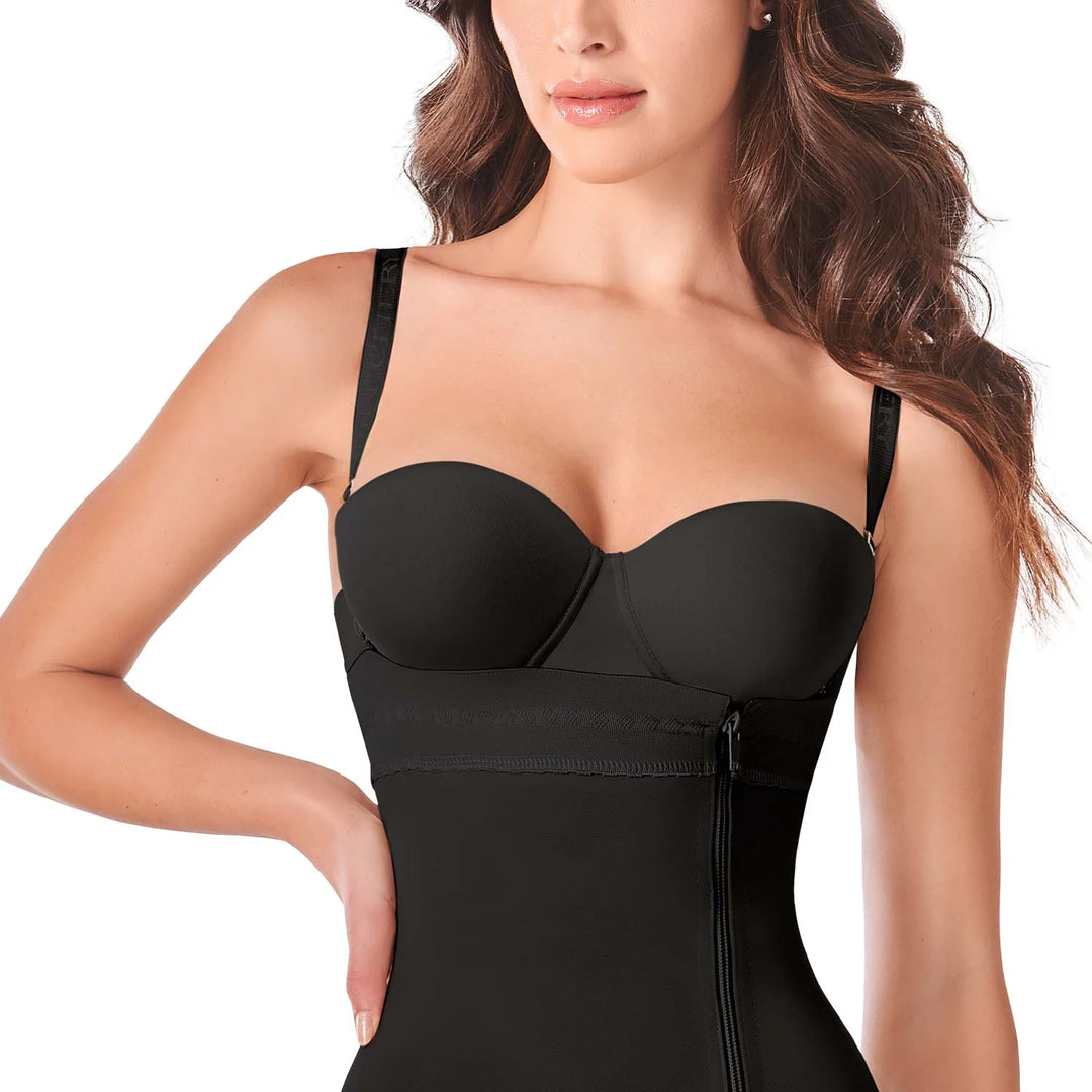 Ann Cherry Women's  1043T Bodysuit Faja Shapewear Thong Powernet Fiorella