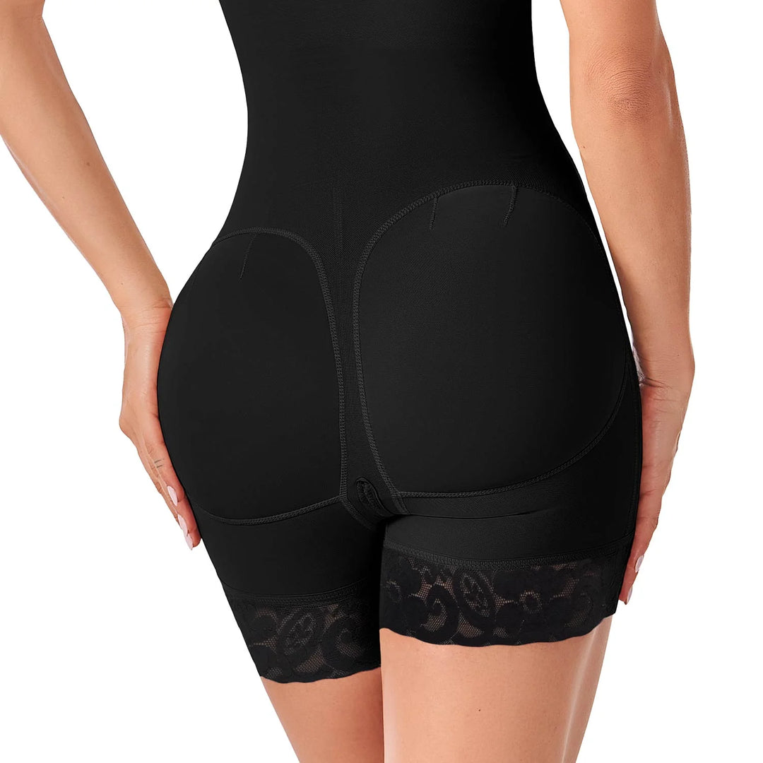Ann Cherry Women's 1044 Strapless Faja Shapewear Zipper Powernet Titi