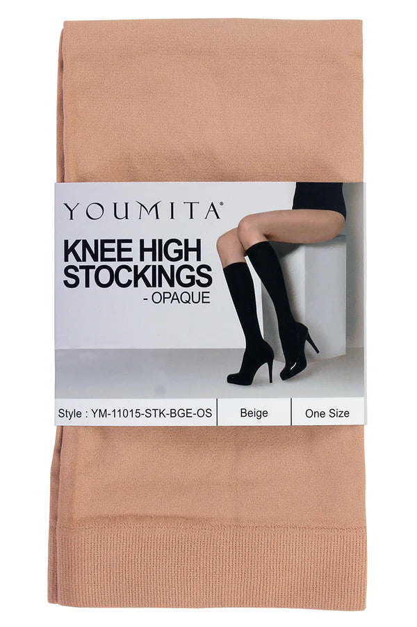 Youmita Women's Knee High Stocking -OPAQUE