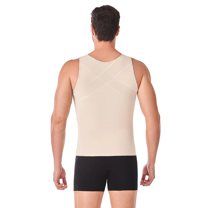 Ann Cherry Men's 2034 Waist Trainer Vest Zipper Powernet Chery