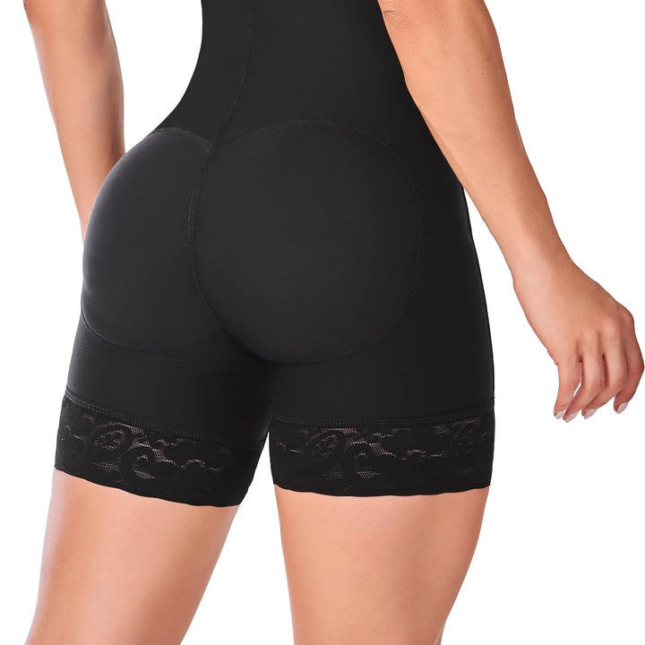 Ann Cherry Women's 3010 Strapless Faja Shapewear Knee-Length Powernet Alexa