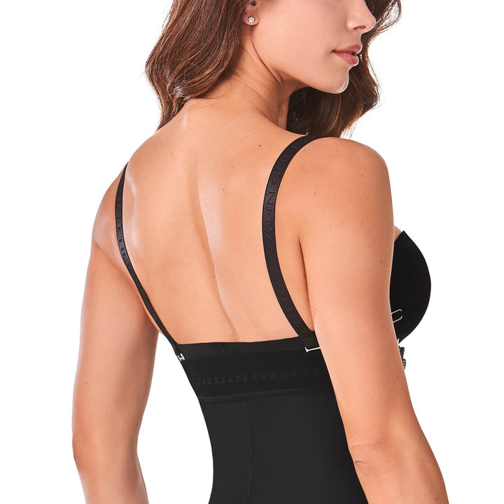 Ann Cherry Women's 3010 Strapless Faja Shapewear Knee-Length Powernet Alexa