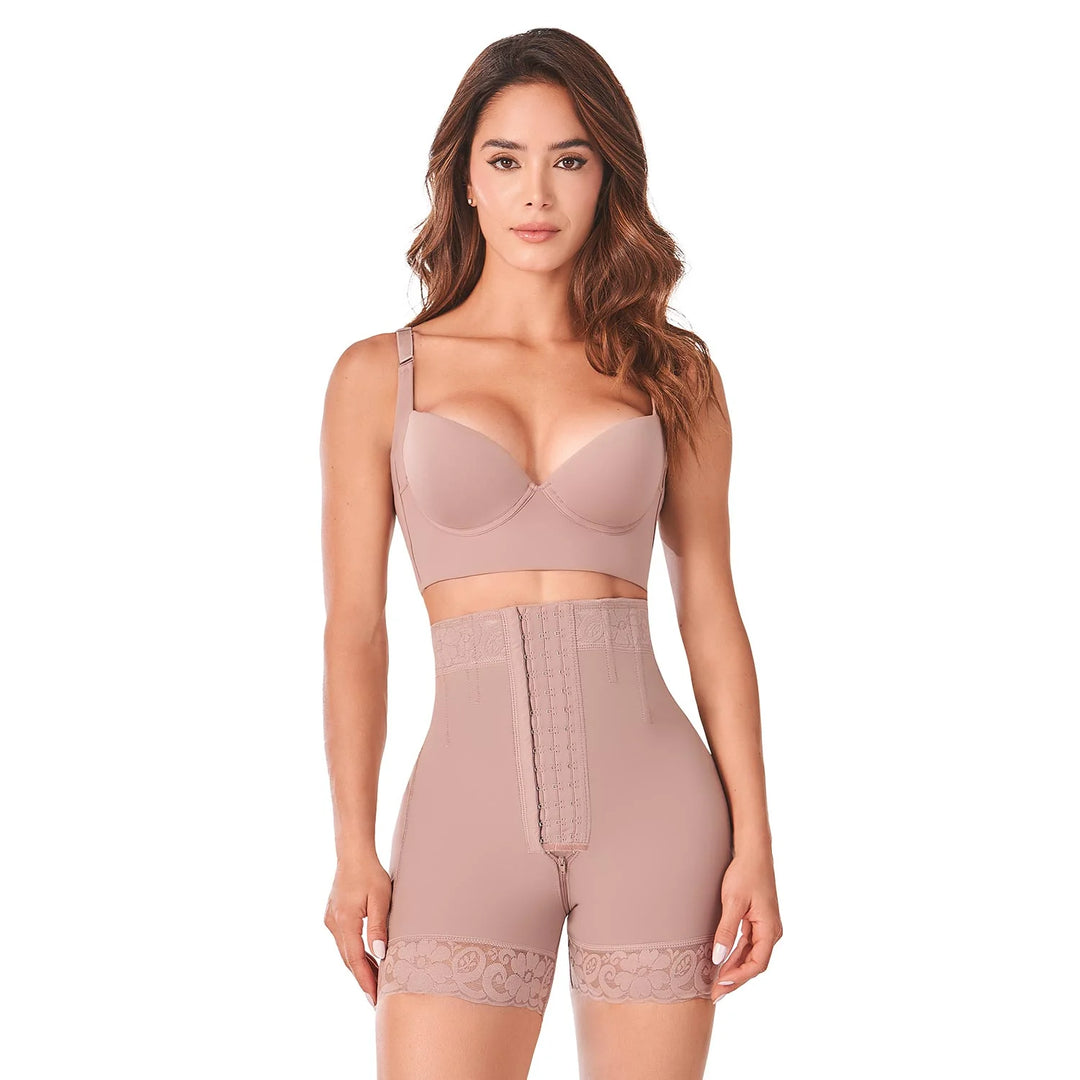 Ann Cherry Women's  5156B Hourglass High Waist Short But Lifter