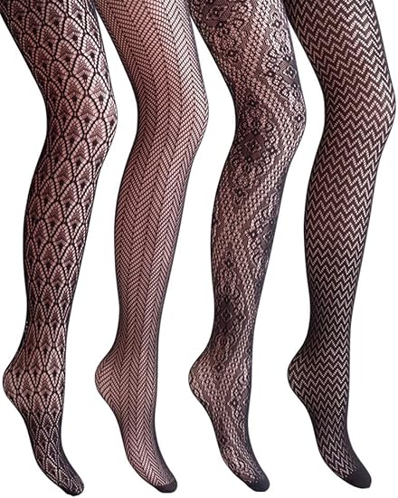 Stylish Spandex Patterned Tights for Ultimate Comfort and Support - Londrys Lingerie