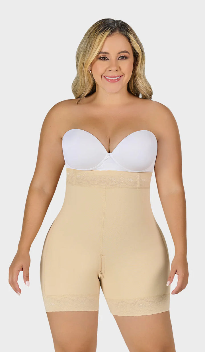 Fajas M&D SXA 0327 - Women's SHORT EXTRA HIGH WAISTLINE