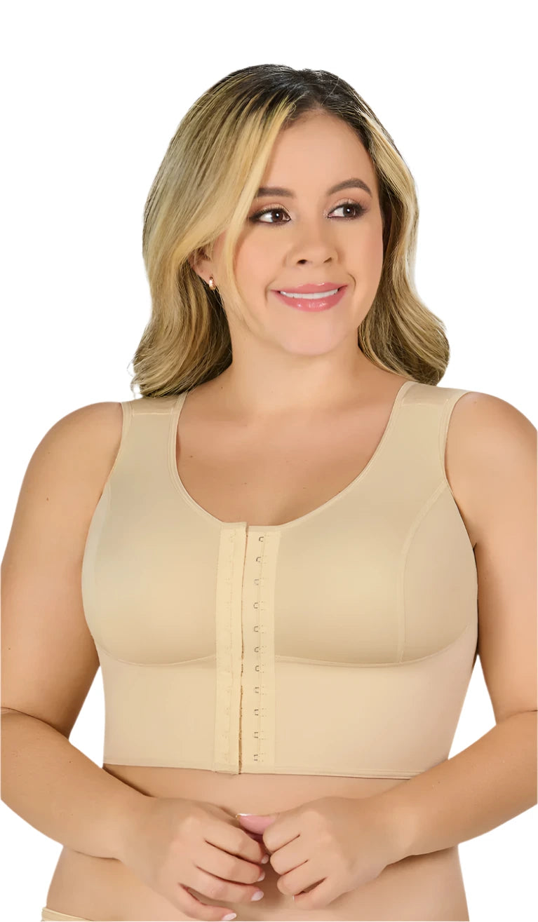 Fajas M&D B0019 Women's Control Bra Large Cup / Ultimate Sculpting Breast Support Bra with Powernet Control – Comfort & Confidence