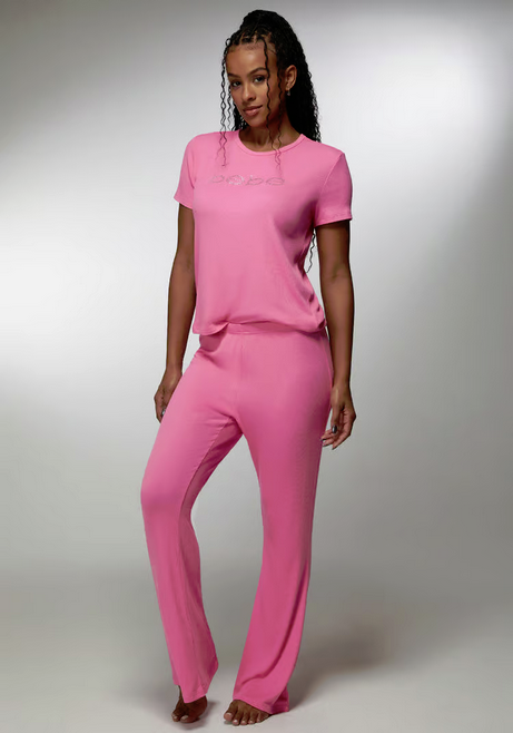 BEBE Women's Amora Lounge Comfort Pajama Set