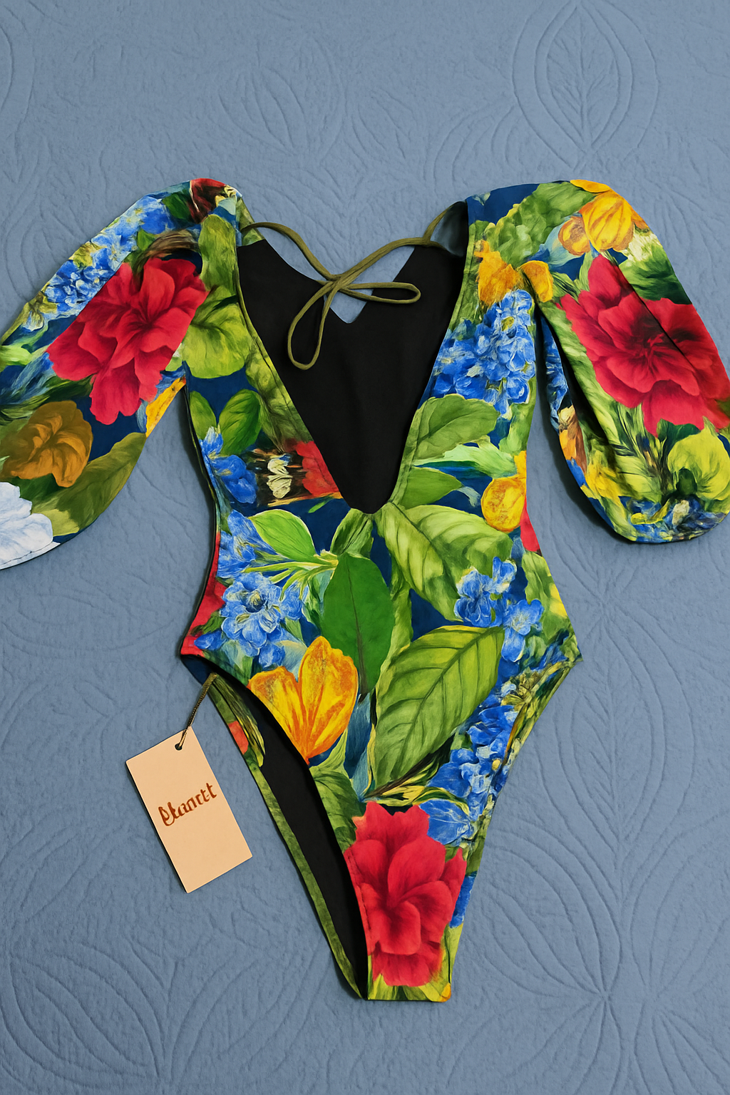 SW019 One-Piece Tropical Swimsuit