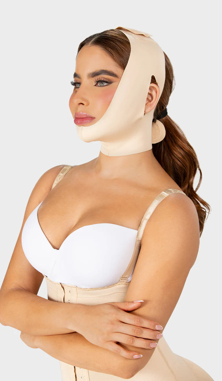 Fajas M&D M0810 Post-Surgical Chin Compression Protector