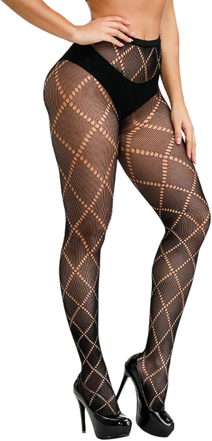 Stylish Spandex Patterned Tights for Ultimate Comfort and Support