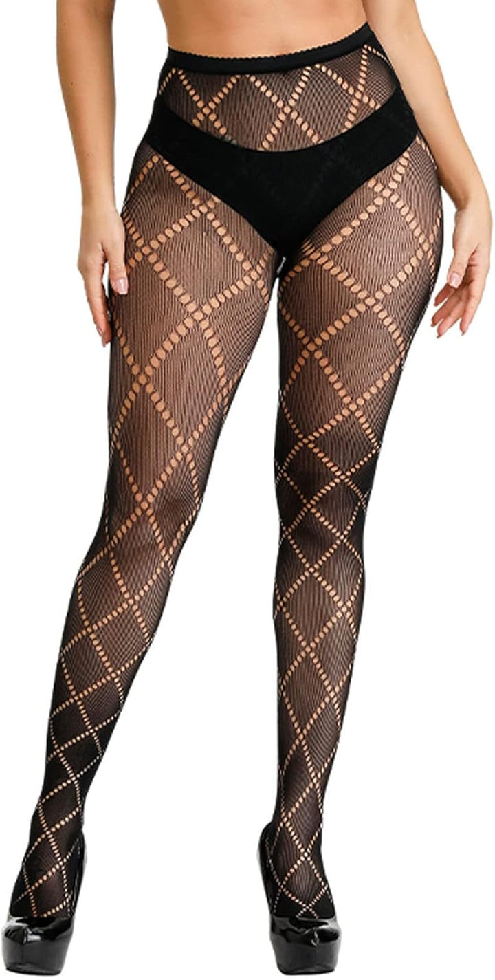 Stylish Spandex Patterned Tights for Ultimate Comfort and Support