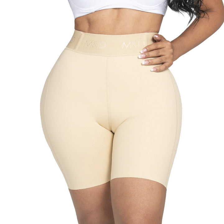 Fajas M&D STA08324 High-Waisted Control Flexy Compression Body Shaper Shorts for Women – Sculpt, Shape, and Enhance Comfort and Support