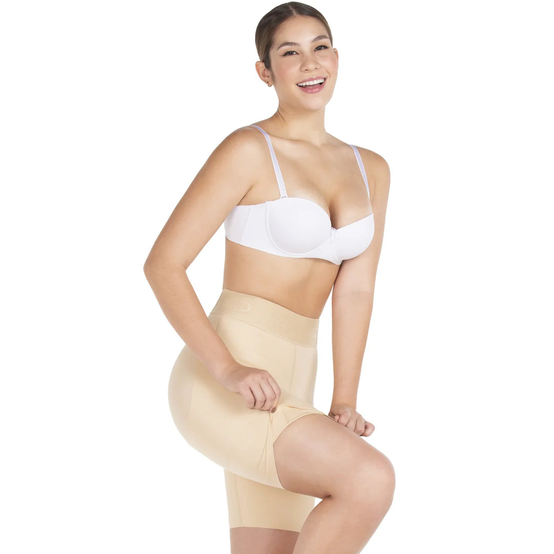 Fajas M&D STA08324 High-Waisted Control Flexy Compression Body Shaper Shorts for Women – Sculpt, Shape, and Enhance Comfort and Support