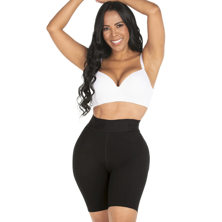 Fajas M&D STA08324 High-Waisted Control Flexy Compression Body Shaper Shorts for Women – Sculpt, Shape, and Enhance Comfort and Support