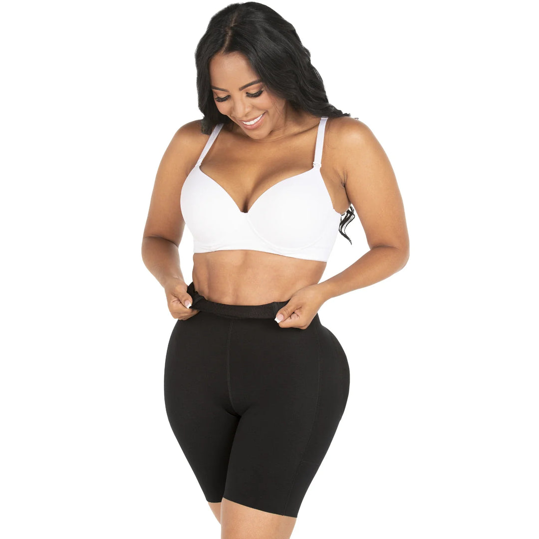 Fajas M&D STA08324 High-Waisted Control Flexy Compression Body Shaper Shorts for Women – Sculpt, Shape, and Enhance Comfort and Support