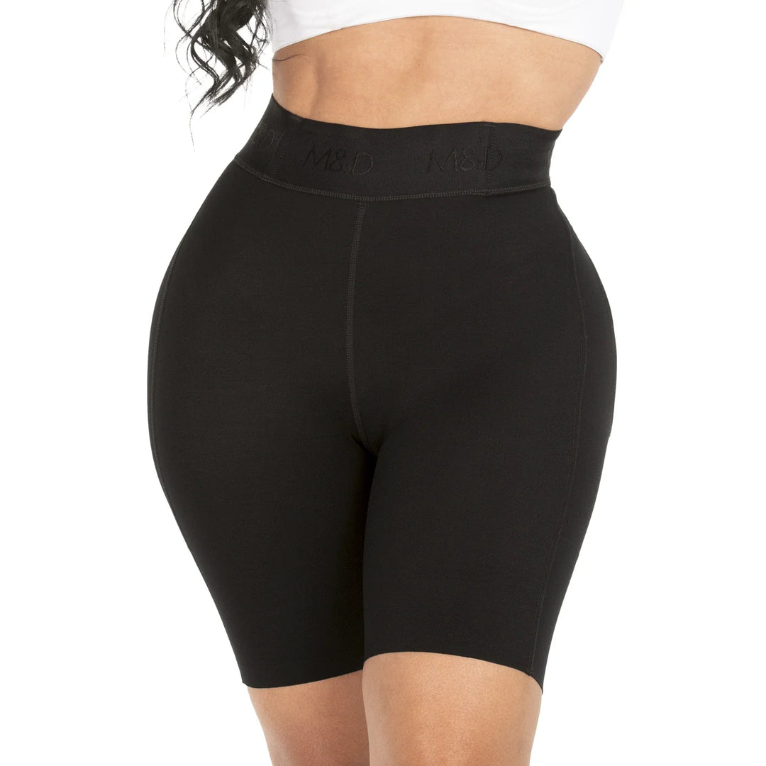 Fajas M&D STA08324 High-Waisted Control Flexy Compression Body Shaper Shorts for Women – Sculpt, Shape, and Enhance Comfort and Support