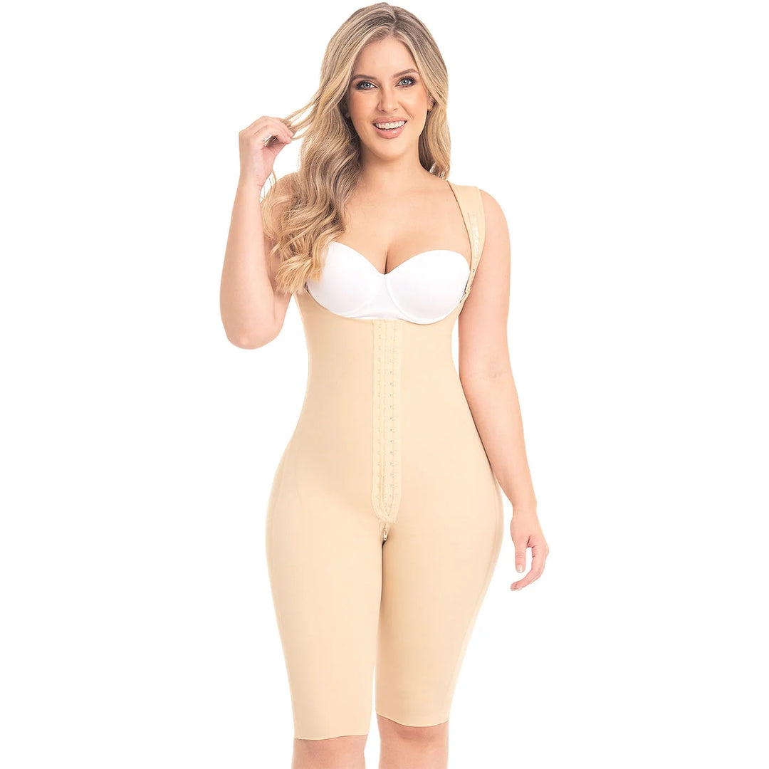 Ultimate Post-Surgical Body Shaper for Women – Comfort, Compression, and Curves Beige / S / Poliéster