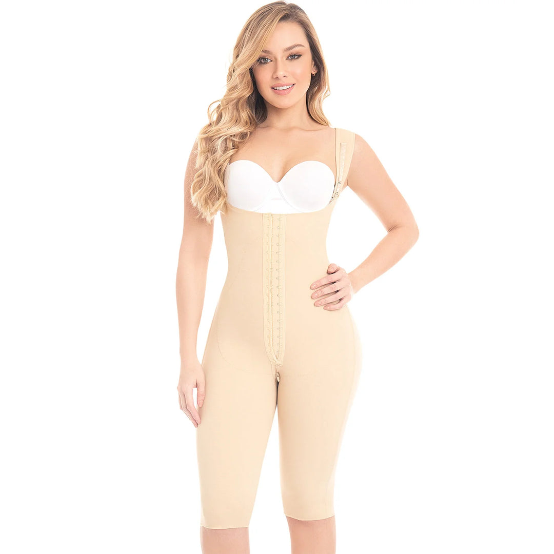 Ultimate Post-Surgical Body Shaper for Women – Comfort, Compression, and Curves Beige / S / Poliéster