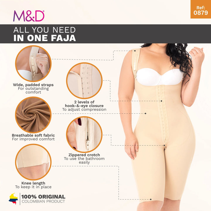 Ultimate Post-Surgical Body Shaper for Women – Comfort, Compression, and Curves Beige / S / Poliéster