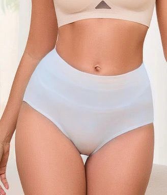 GAI YI  Women's Briefs High Waist Tummy Control Cotton Underwear Jacquard Lace Panties for Women Ladies Panty - 6 PACK