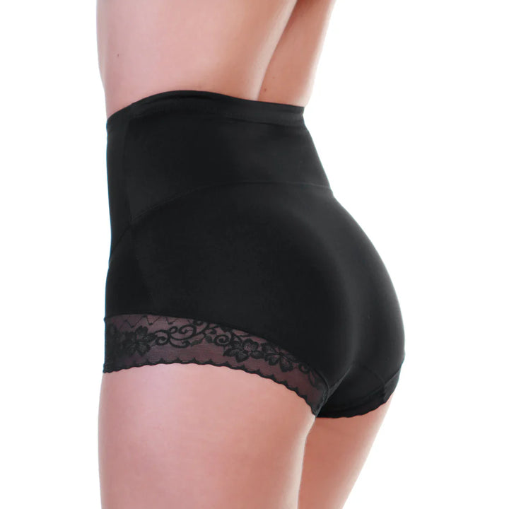 Angelina Lace-Accented High-Waist Tummy Control Girdles - 6-Pack Essential Shaping Underwear