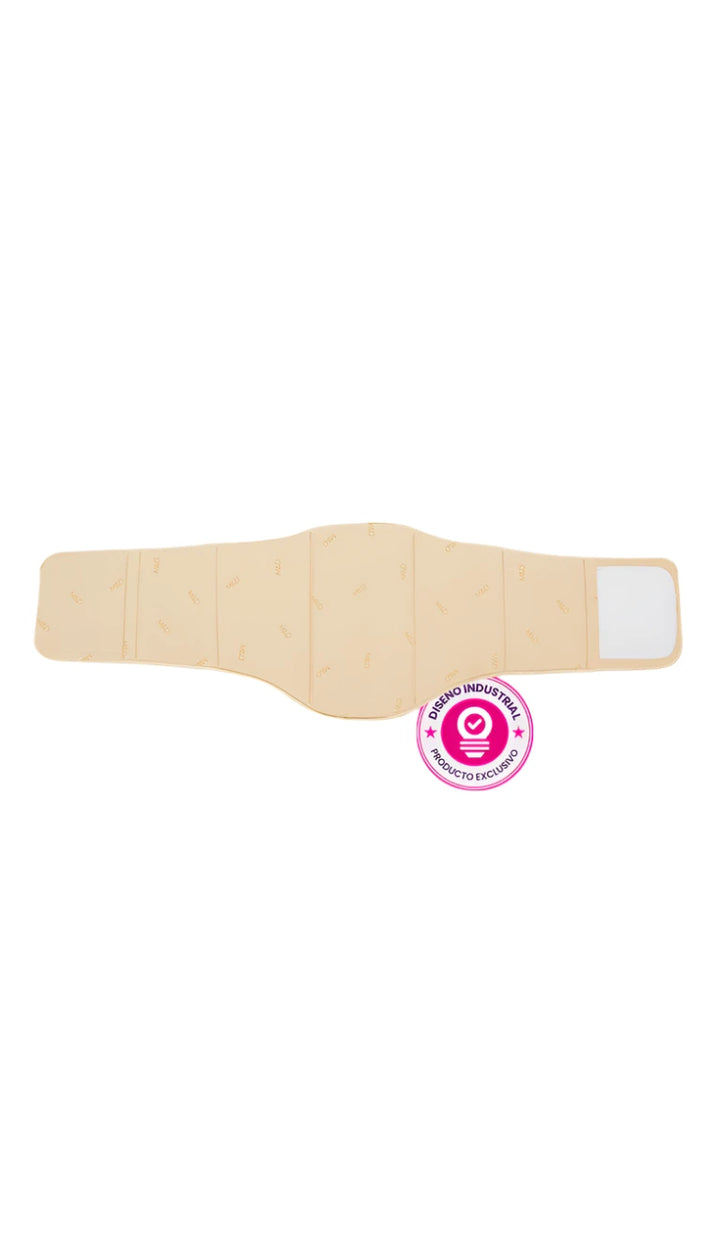 Fajas M&D TA101 ANATOMIC BOARD COMPRESSION WITH WAIST PROTECTOR | Abdominal Flattening Board After Liposuction (Adjustable)